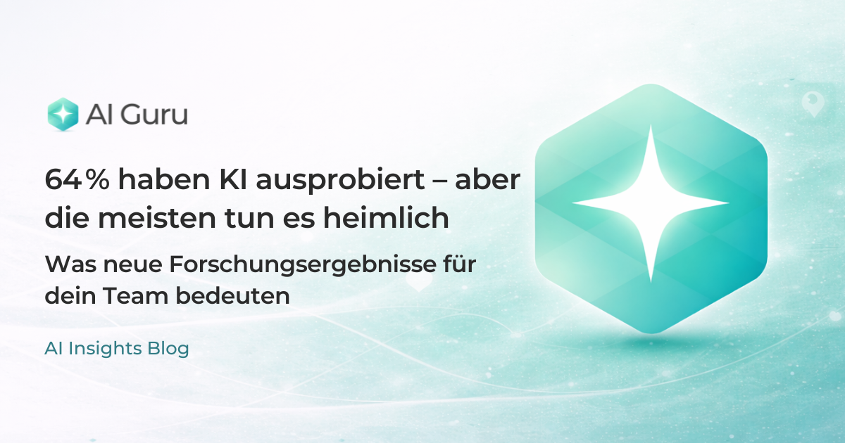 64% nutzen KI – aber nur heimlich: Was die neue ifo-Studie für dein Team bedeutet