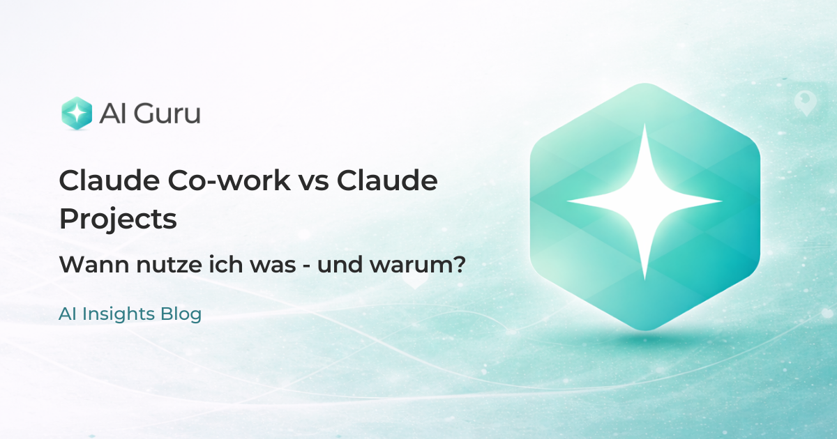 Claude Co-work vs Claude Projects: Wann nutze ich was - und warum?